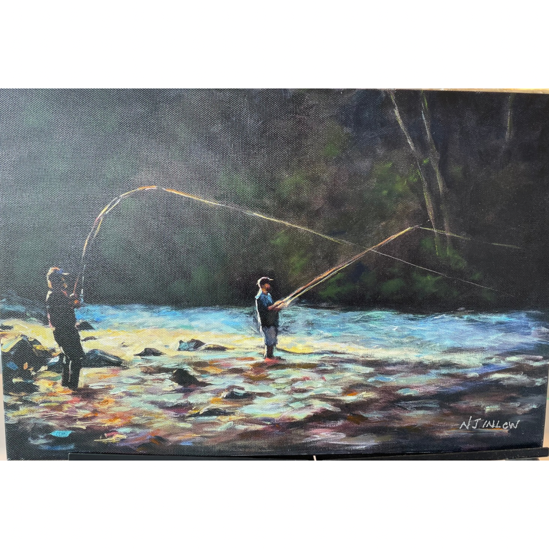 Fly Fishing by Nancy Inlow