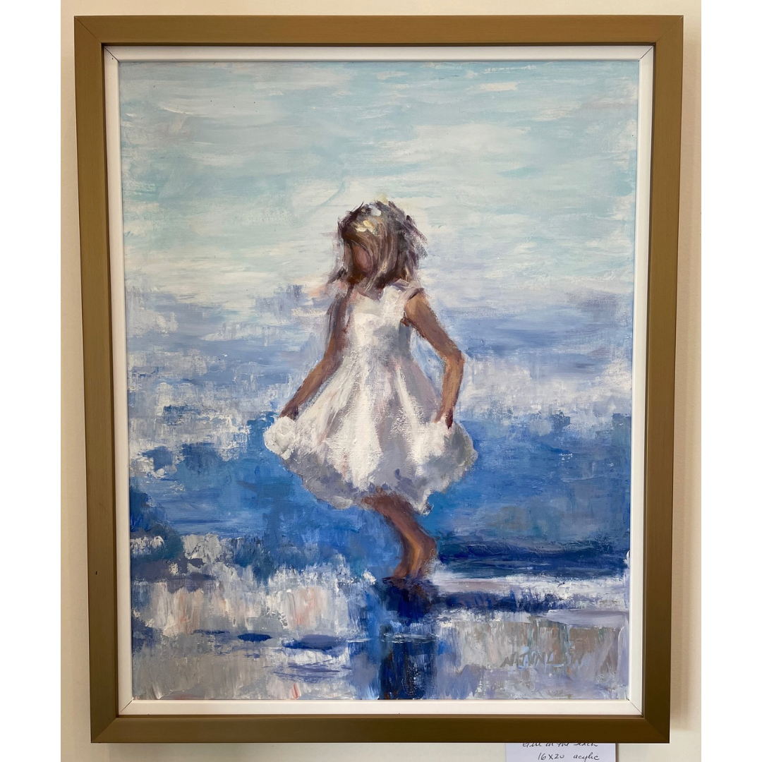 Girl with Blue Water by Nancy Inlow