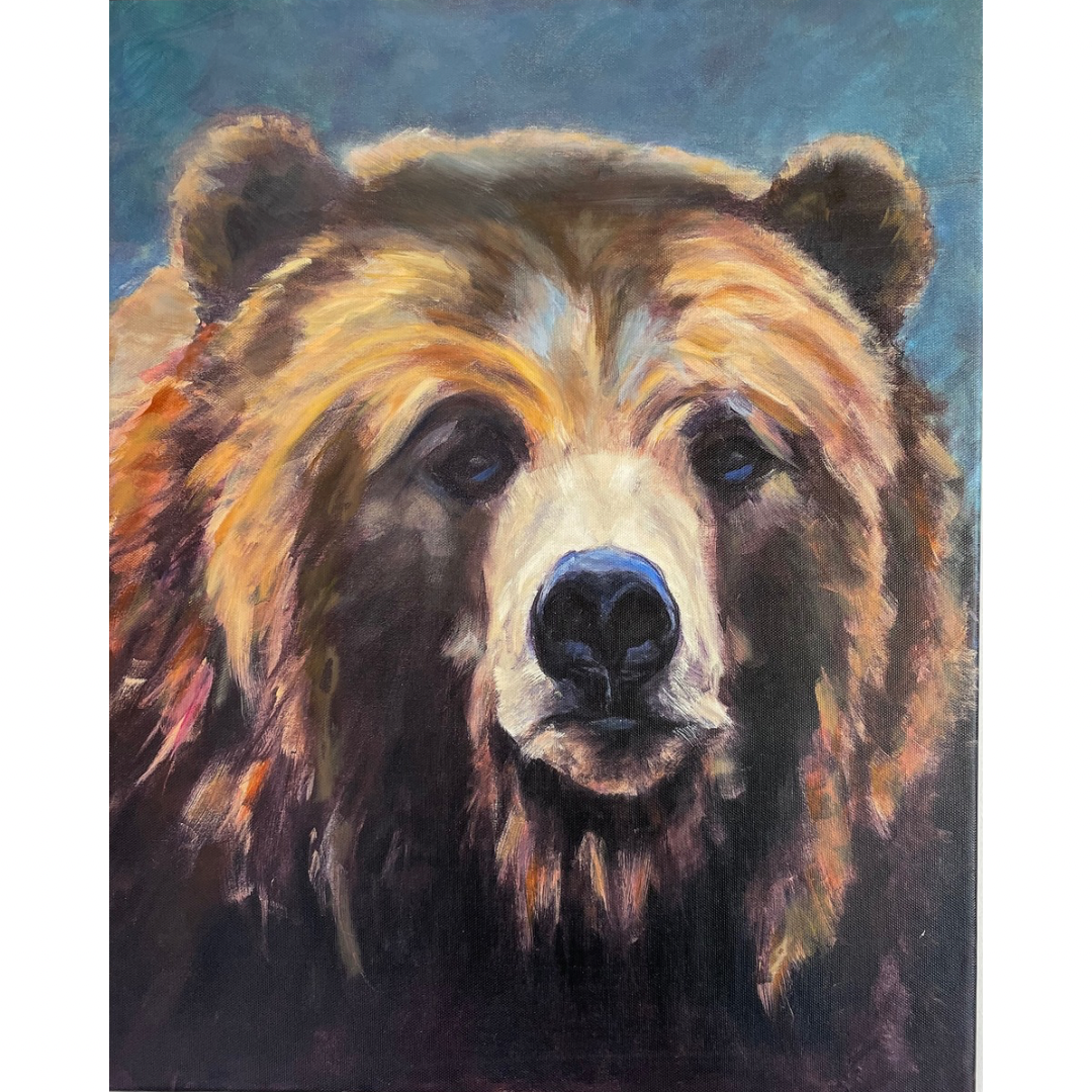 Moody Bear by Nancy Inlow