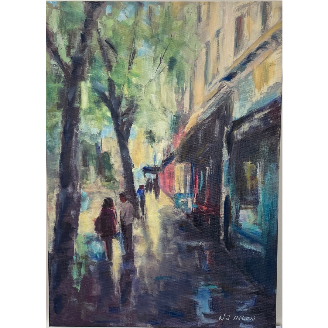 Paris Streetscape by Nancy Inlow